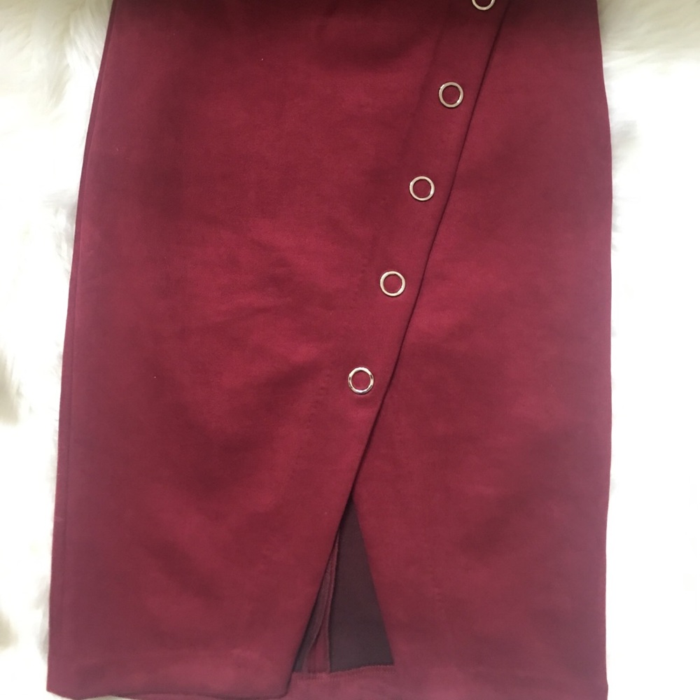 Misguided Skirt Suede